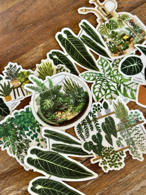 Plants on a Shelf sticker