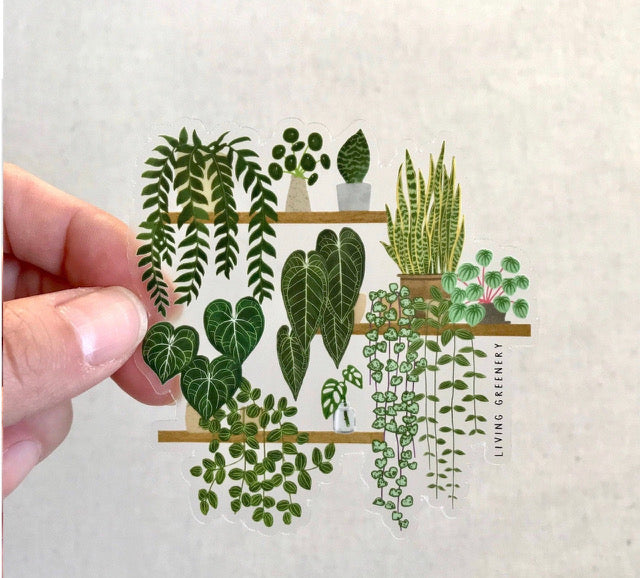 Plants on a Shelf sticker